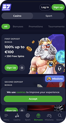 B7 Casino Mobile